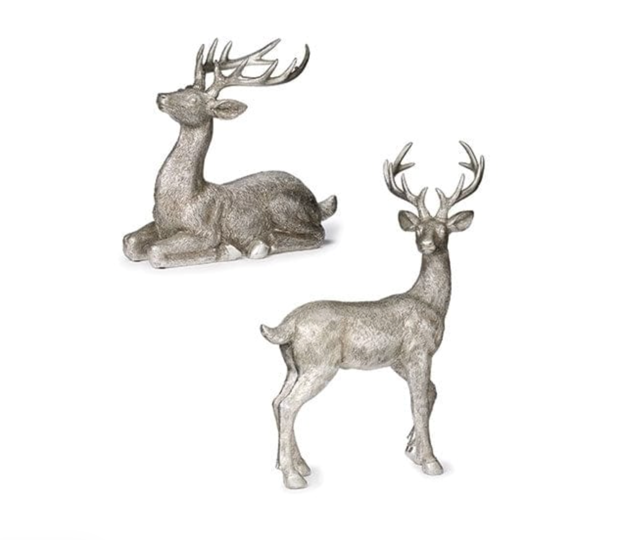Silver Deer Figure