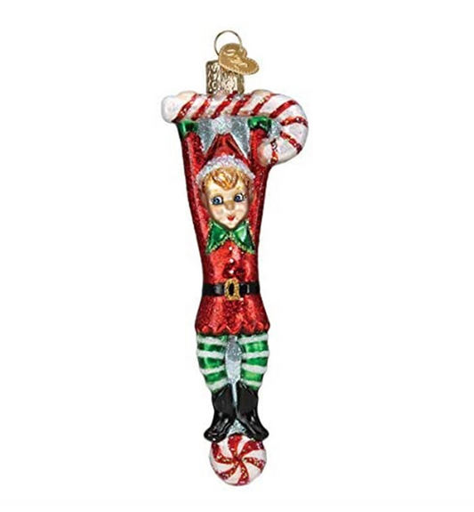 Playful Elf Ornament