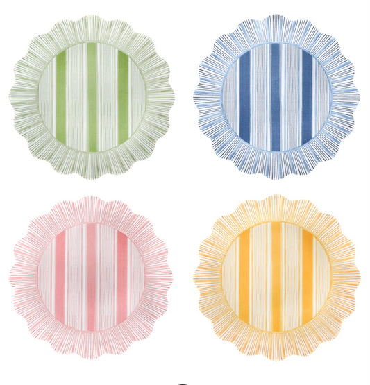 Cabana Melamine Dessert Plate Set