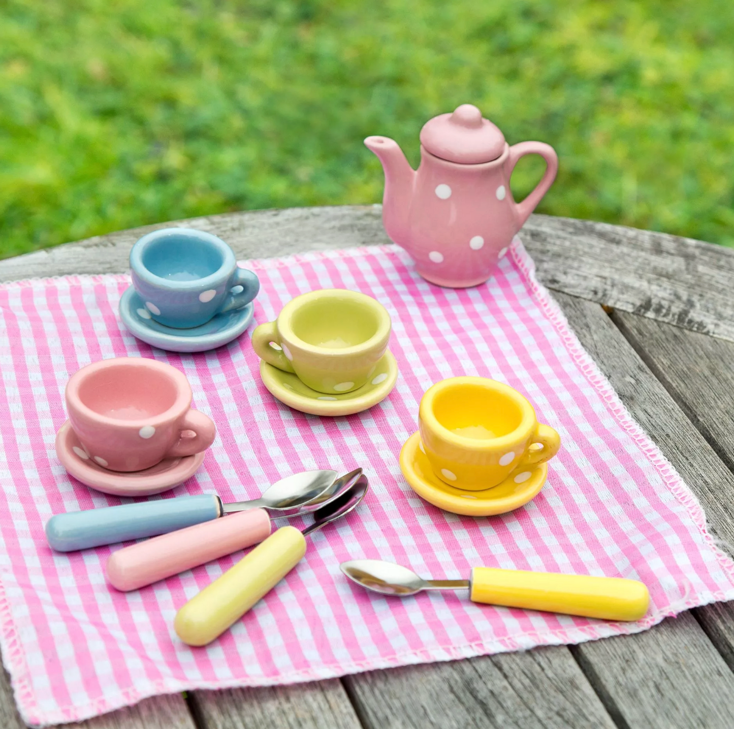 Tin Tea Party Set