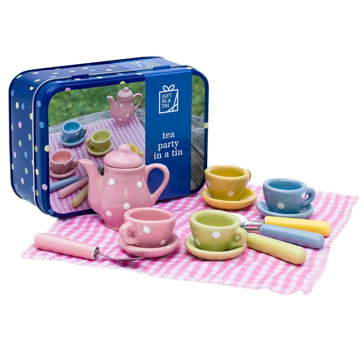Tin Tea Party Set