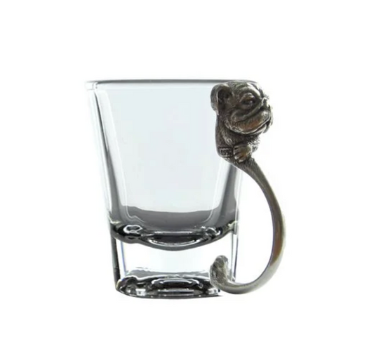 Bulldog Shot Glass