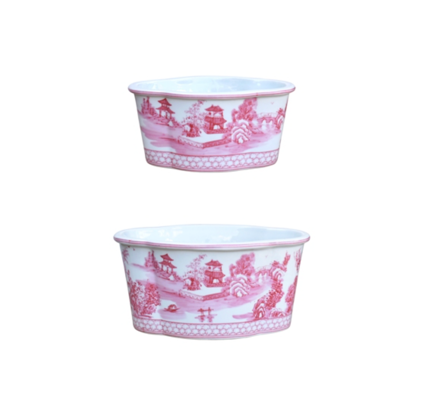 Pink Canton Cachepot
