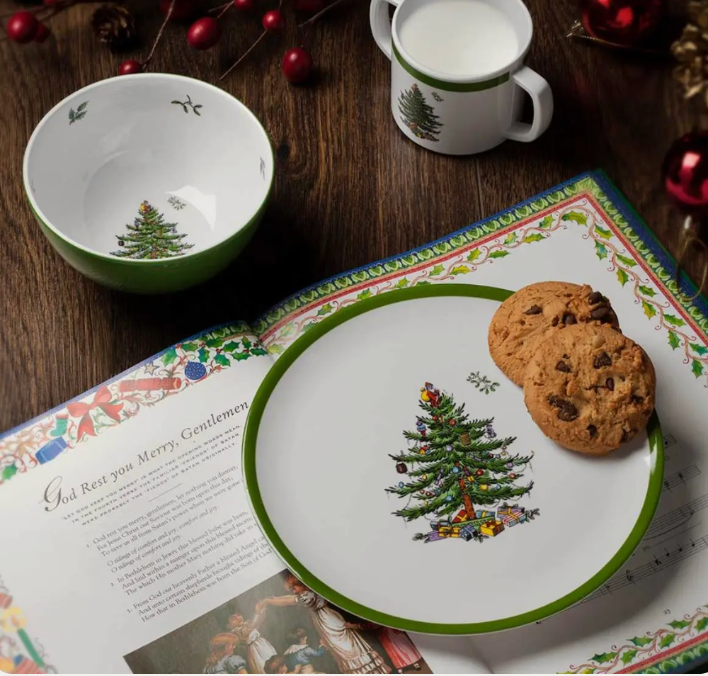 Christmas Tree Children's Melamine Set