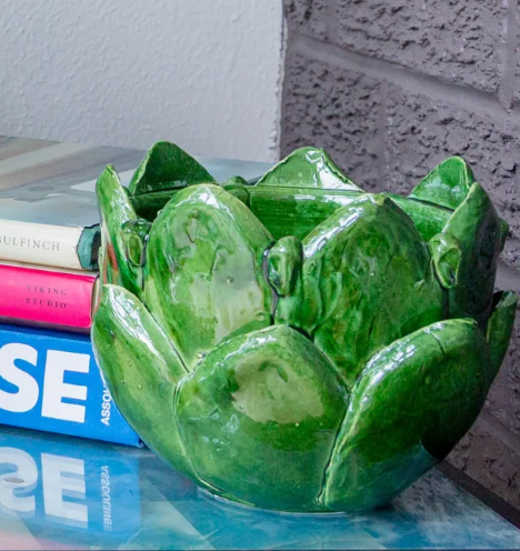 Green Artichoke Cachepot
