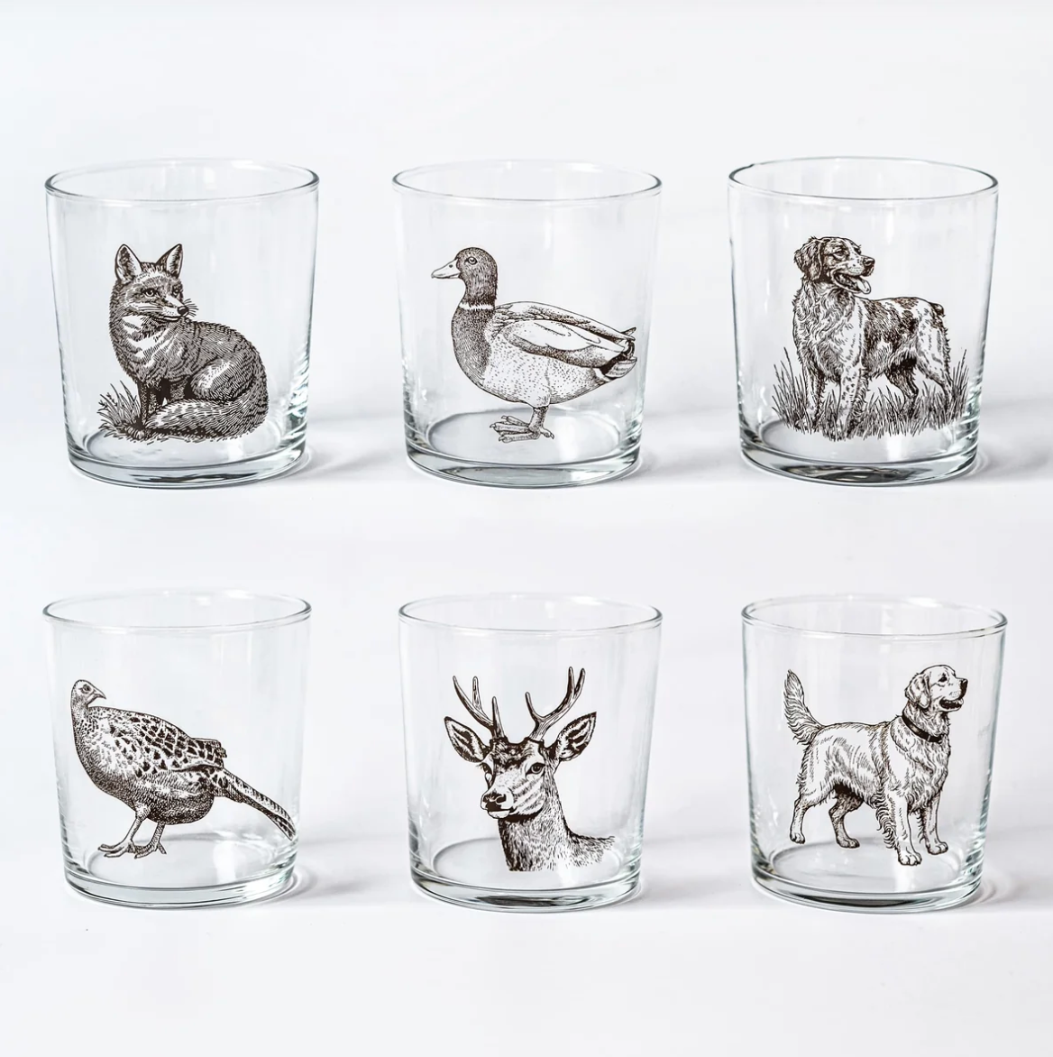 Wildlife Tumblers Set of 6