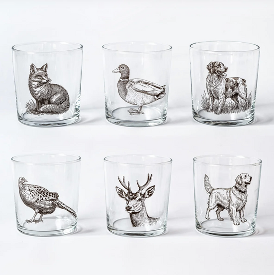 Wildlife Tumblers Set of 6