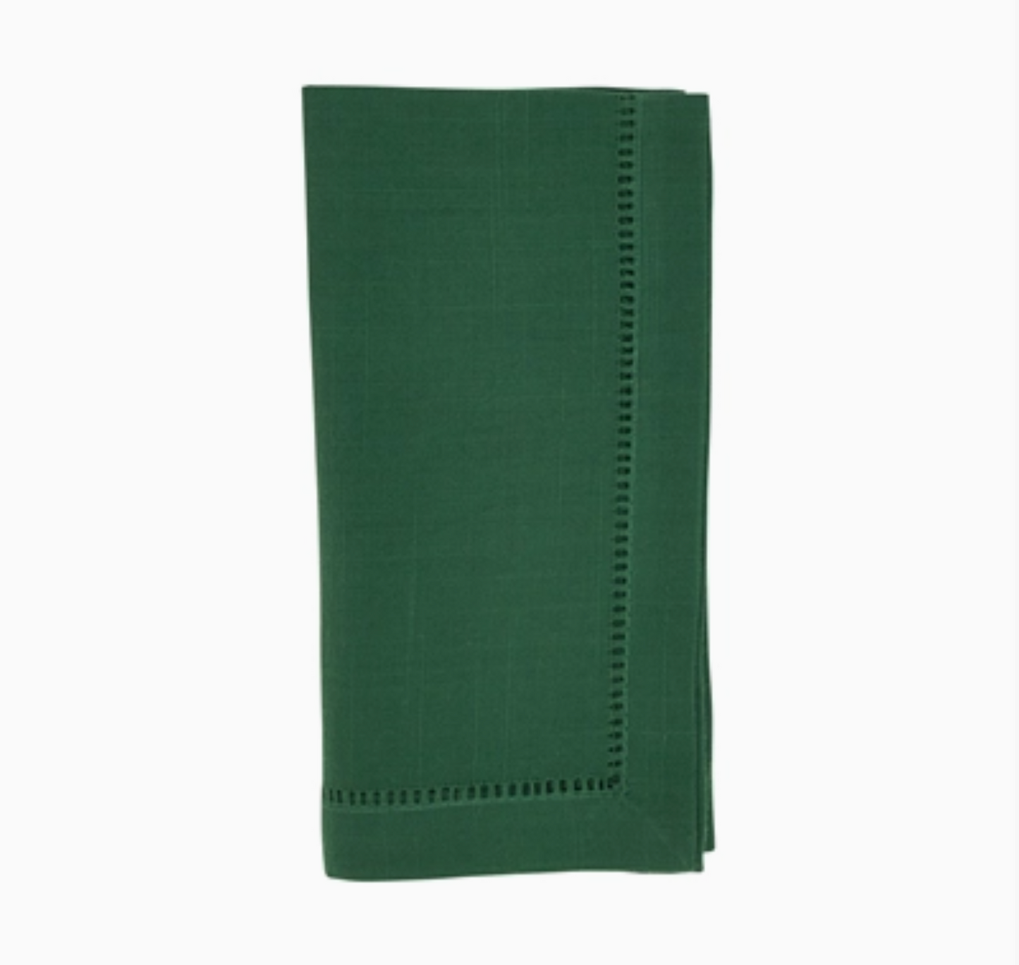 Jasper Green Hemstitch Dinner Napkins