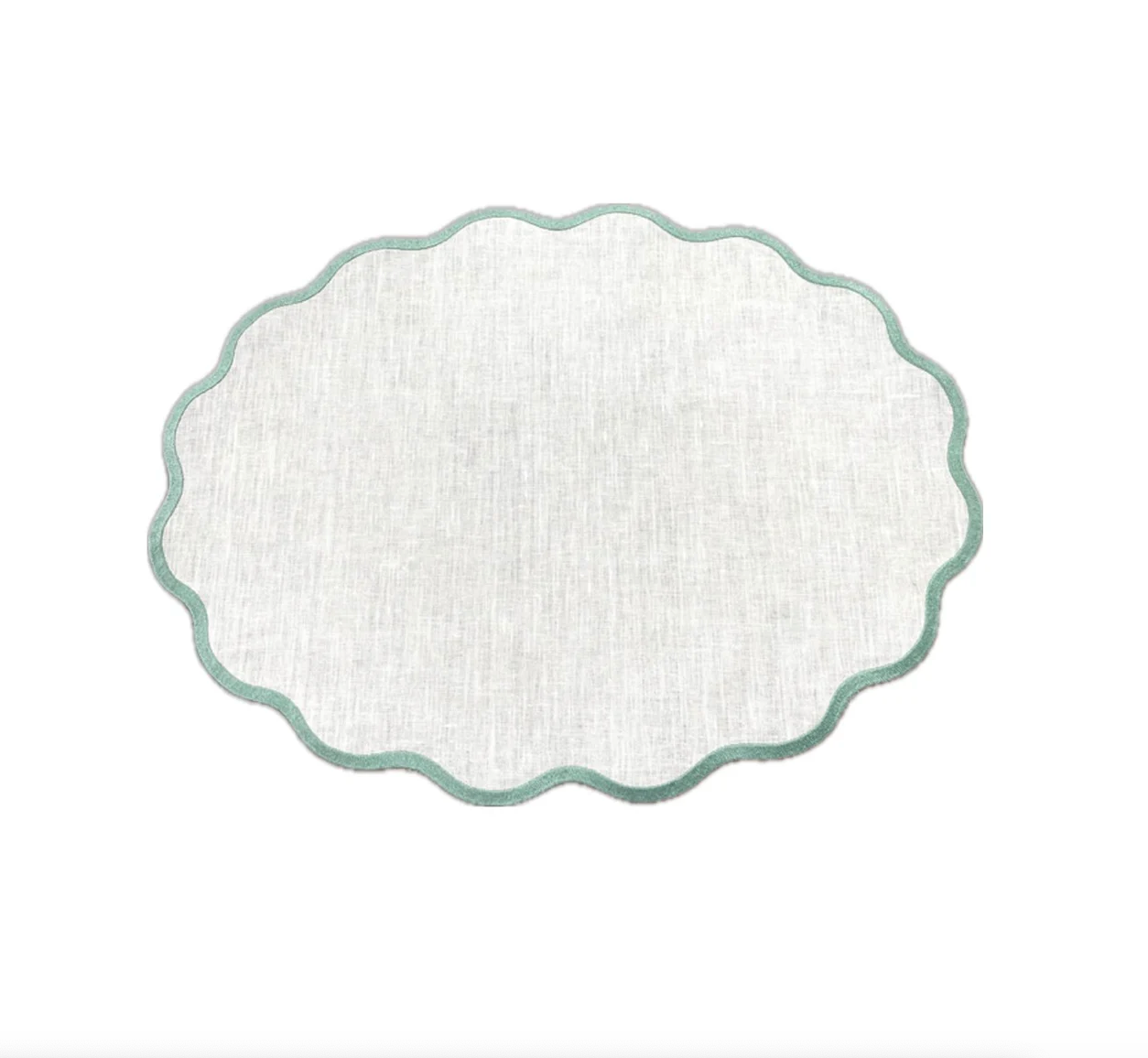 Amelia Scalloped Placemat, Pair