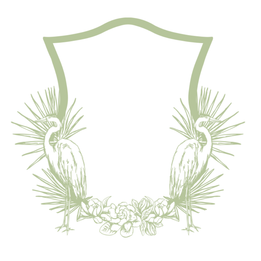 Wedding Banner Watercolor Crest