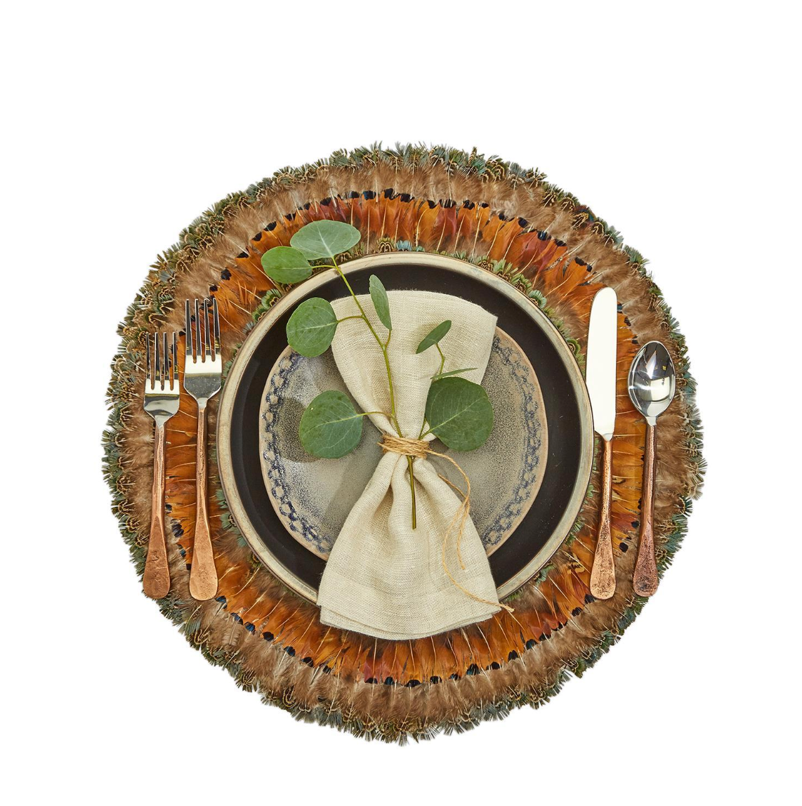 Pheasant Feather Placemats