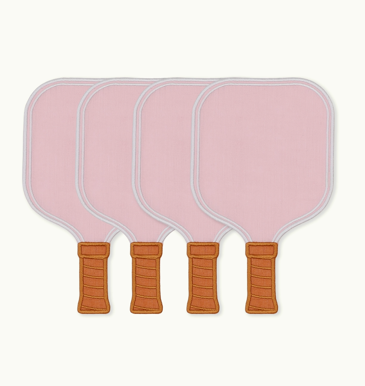 Pickleball Linen Cocktail Napkins
