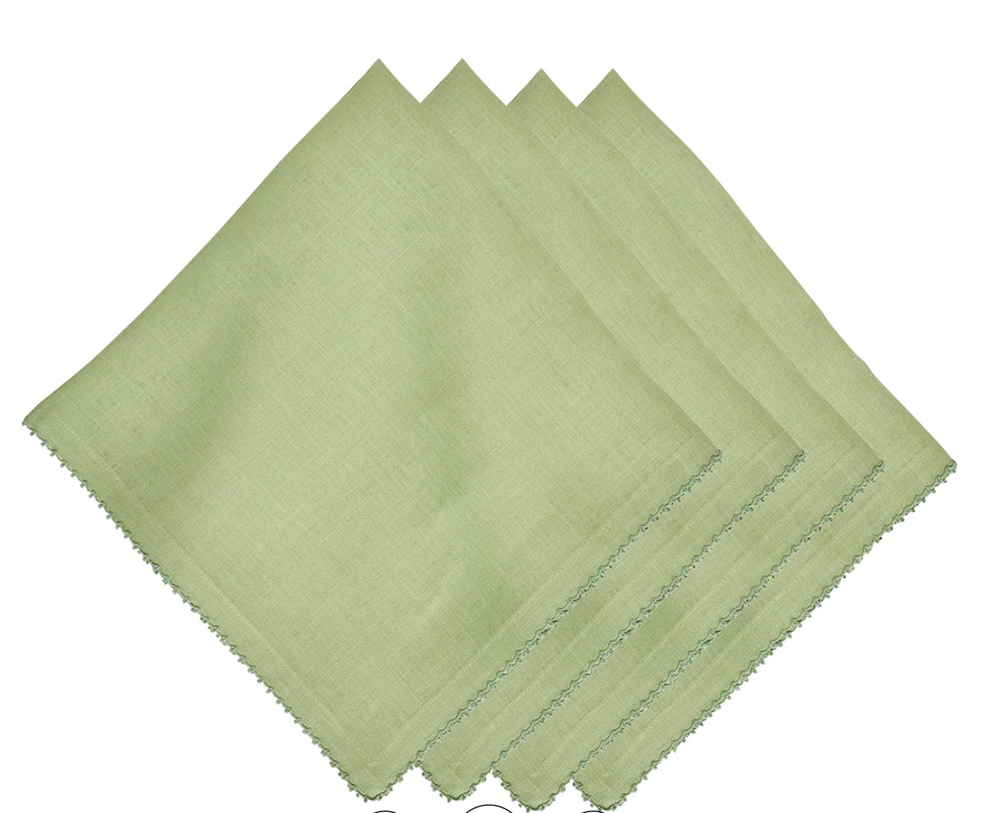 Berry Scallop Napkin Set