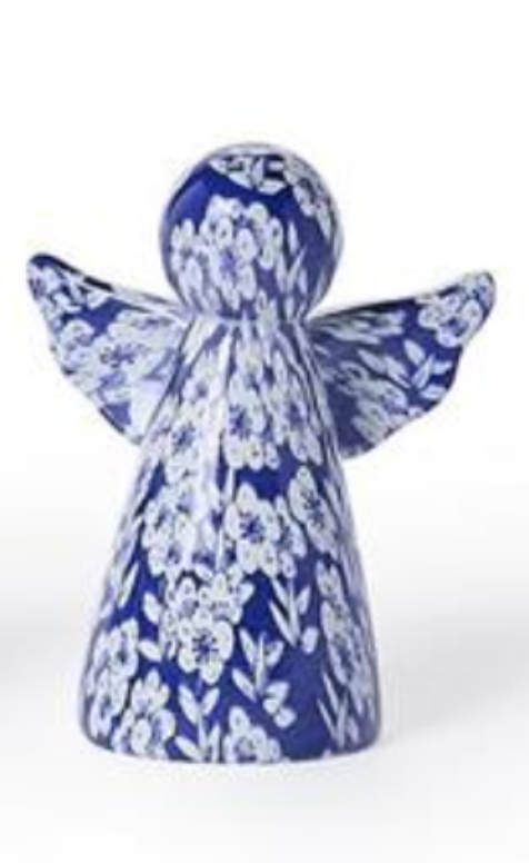 Blue and White Angel