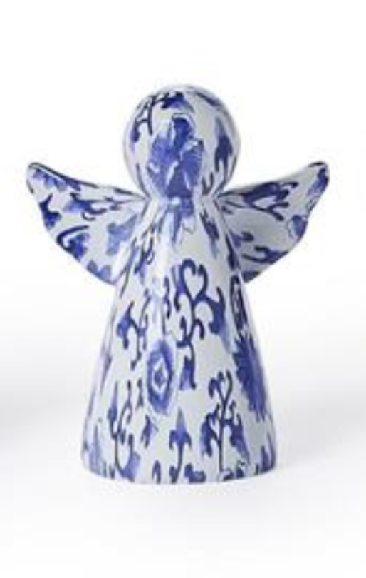 Blue and White Angel