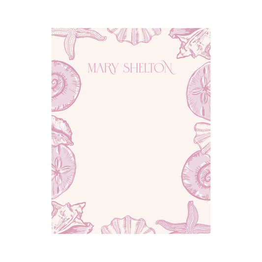 Shell Frame Vertical Notecard