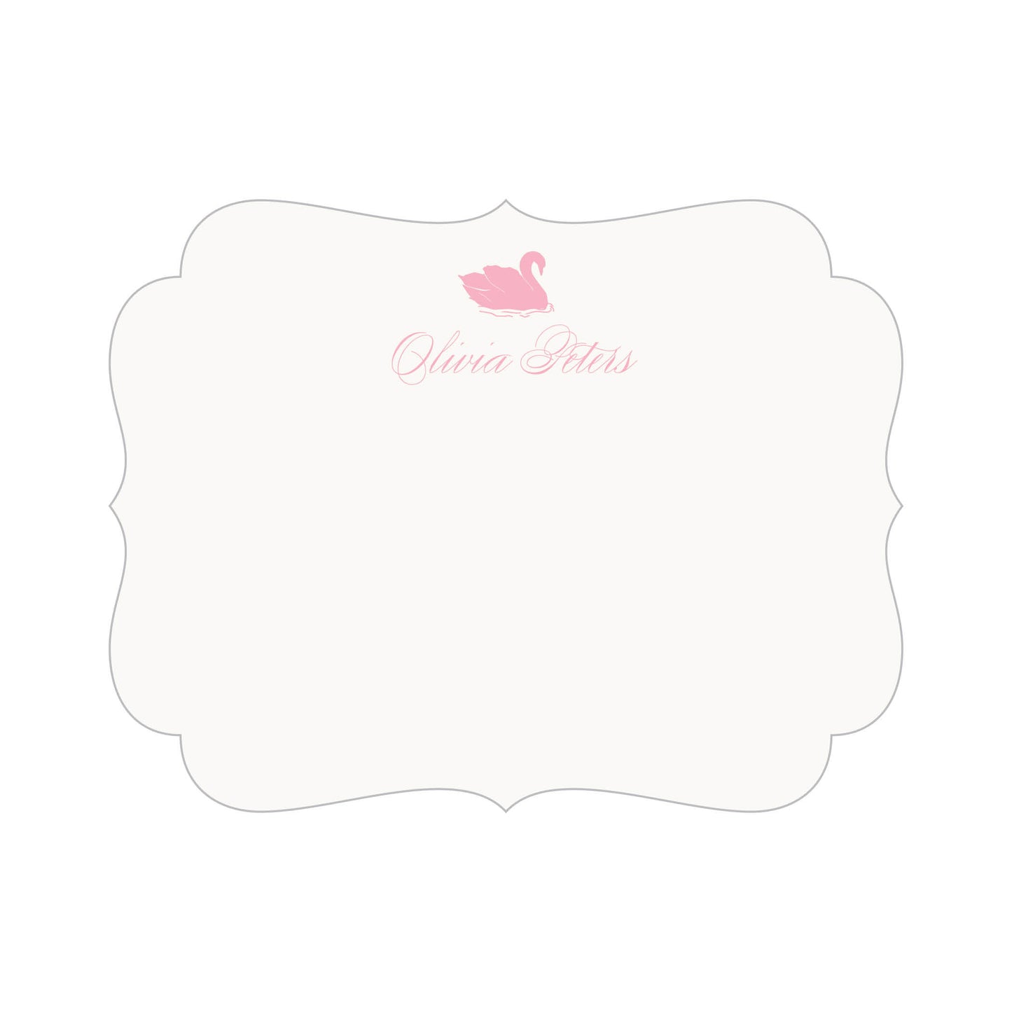 Swan Notecard
