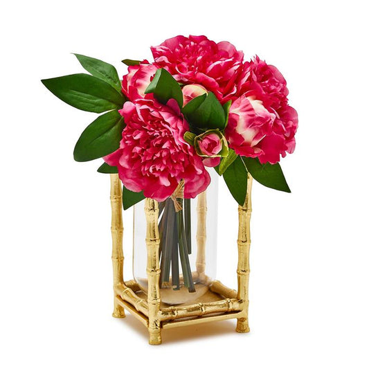 Gold Bamboo Vase