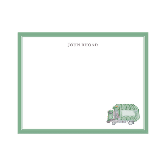 Trash Truck Notecard