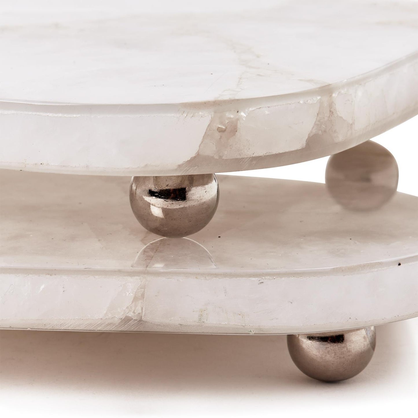 White Quartz Round Edge Tray