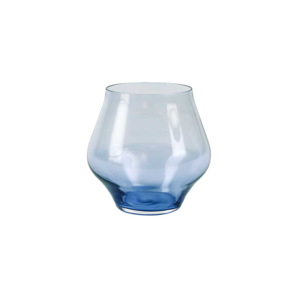 Contessa Stemless Wine Glass, Pair