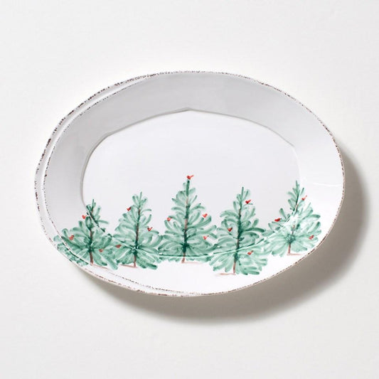 Lastra Holiday Small Oval Platter