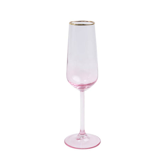 Rainbow Champagne Flute