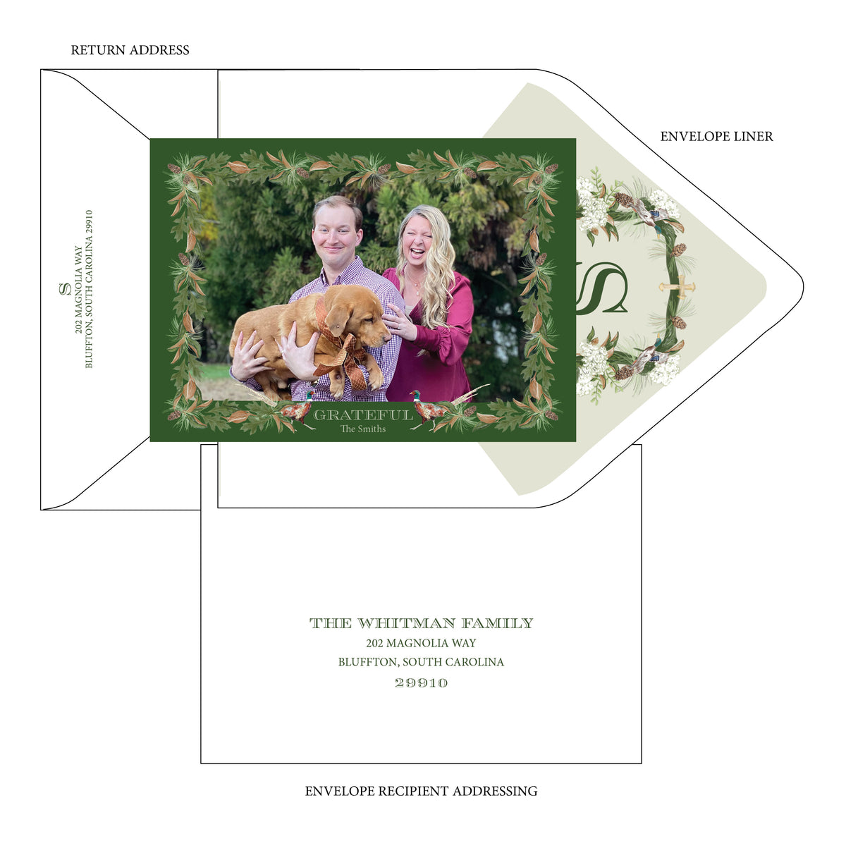Festive Pheasant Card