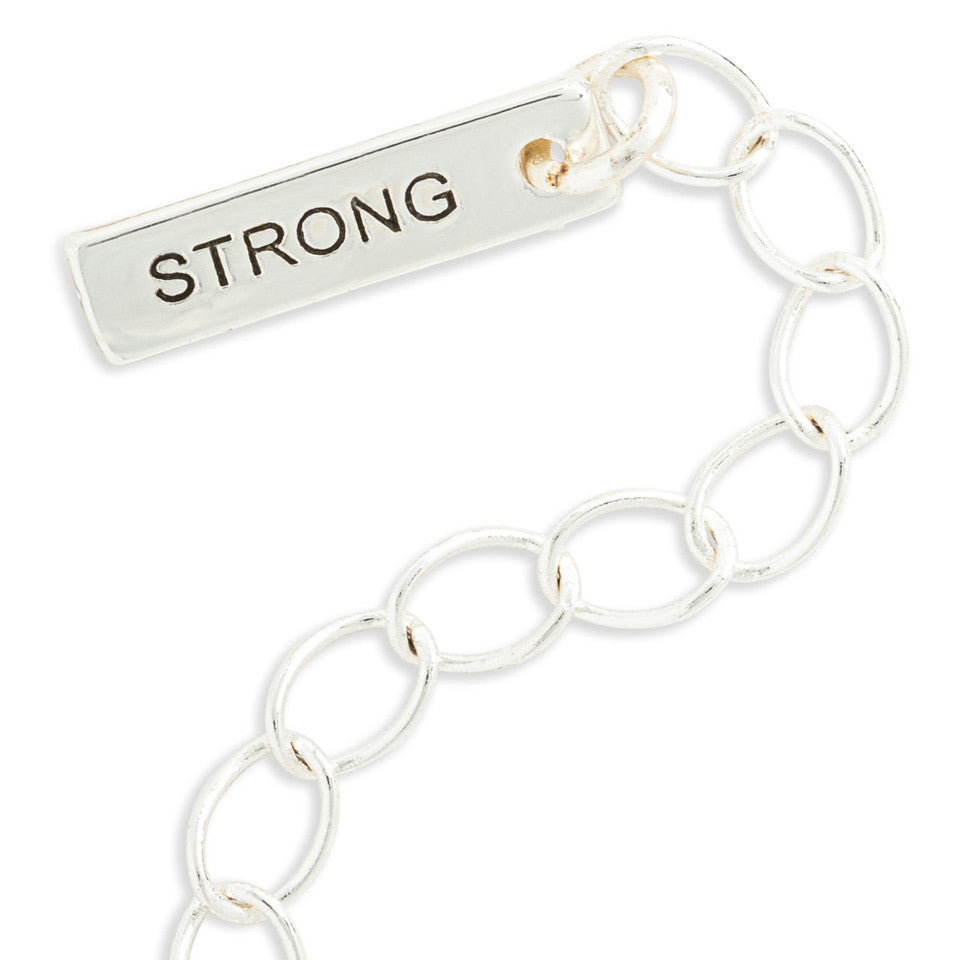 Morse Code Necklace-You're Strong