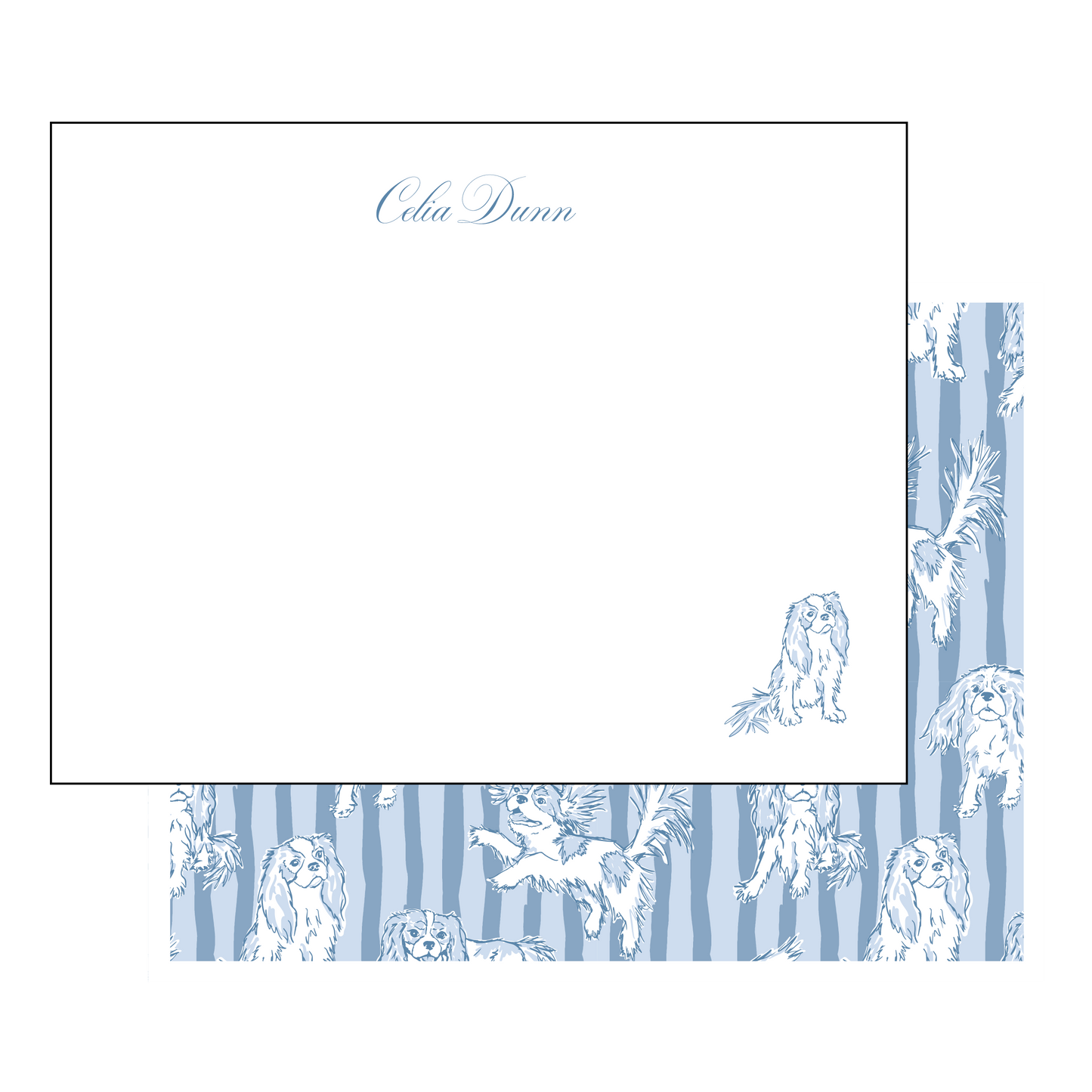 Darling Dog Notecard - Cavalier