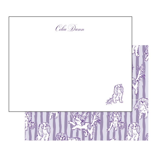 Darling Dog Notecard - Cavalier