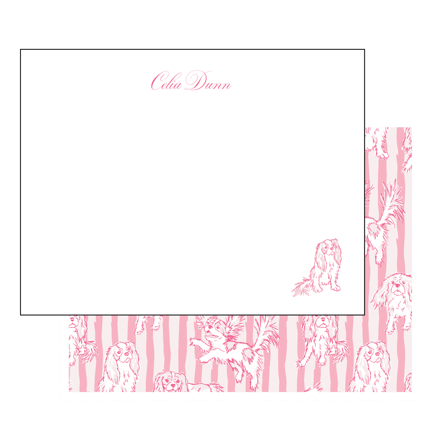 Darling Dog Notecard - Cavalier