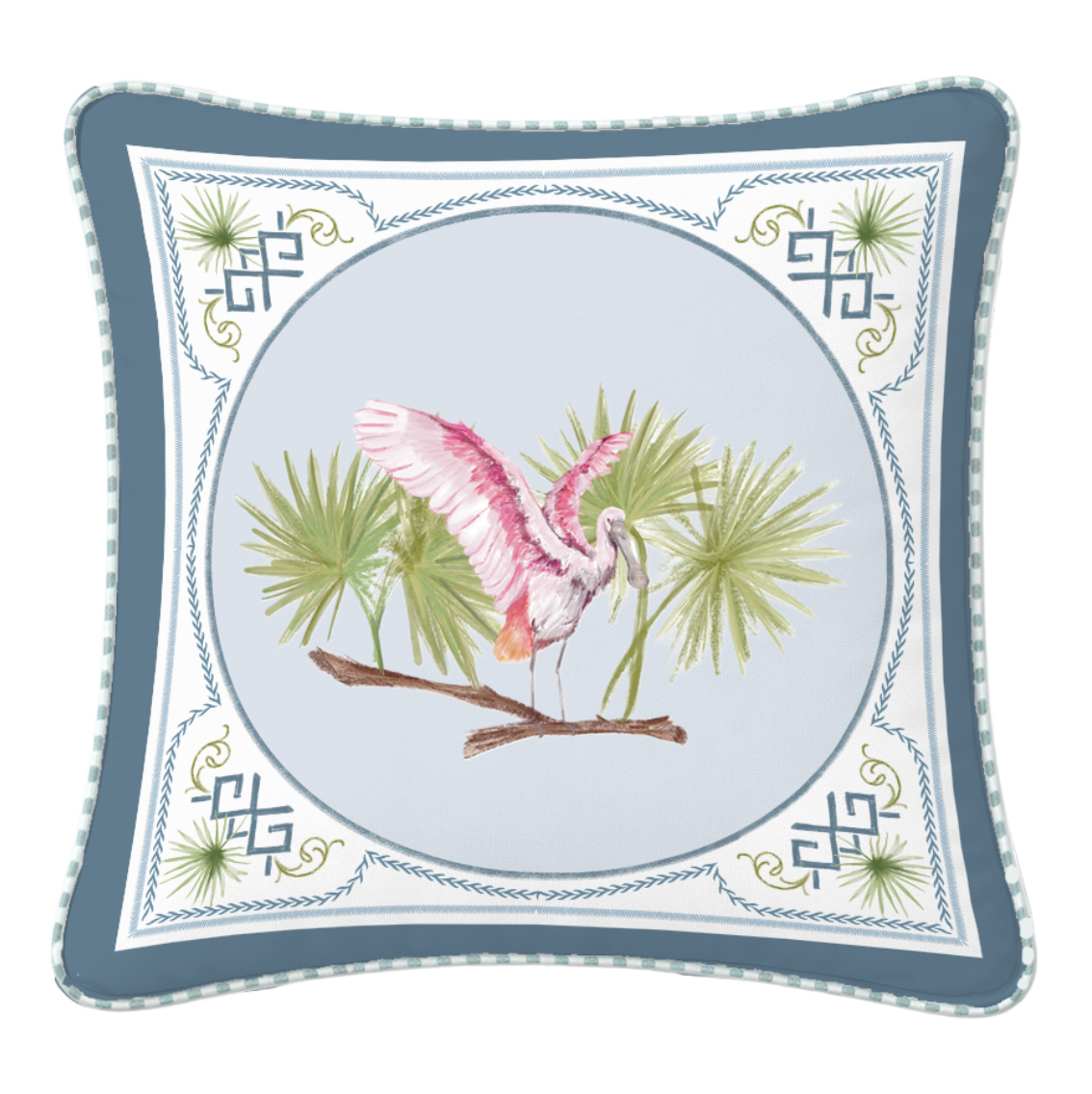 Pink Plume Pillows