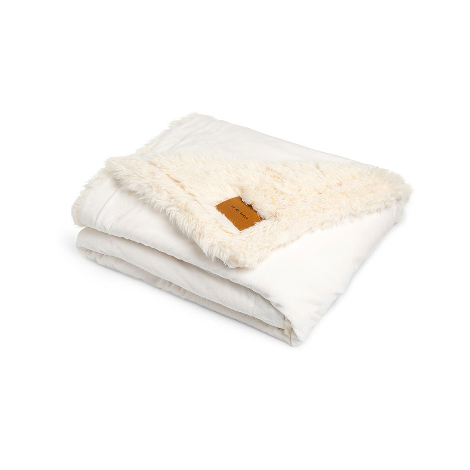 Guardian Angel Throw Blanket - Cream