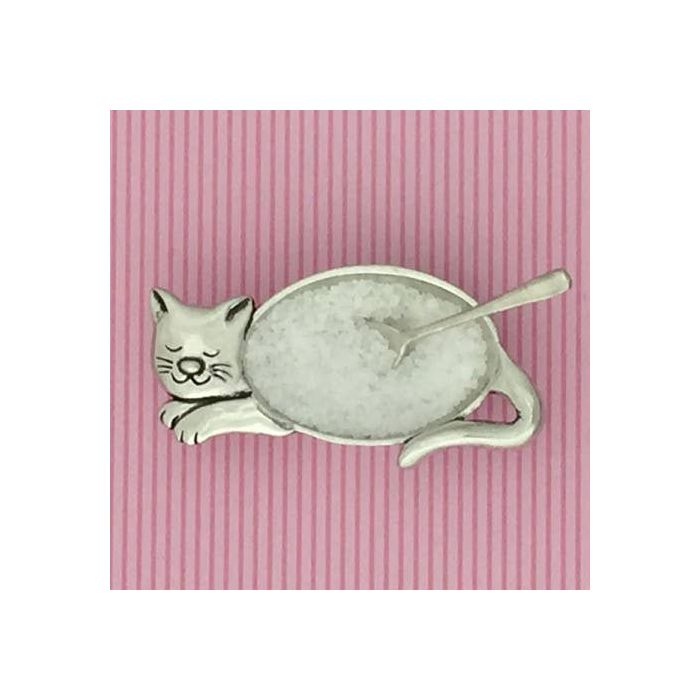 Cat Salt Cellar w/Spoon