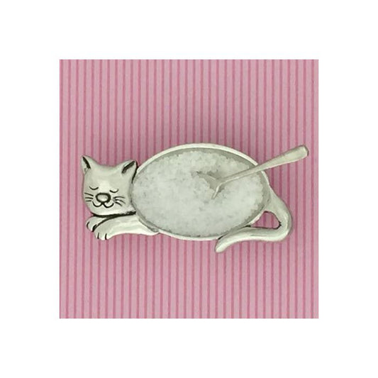 Cat Salt Cellar w/Spoon