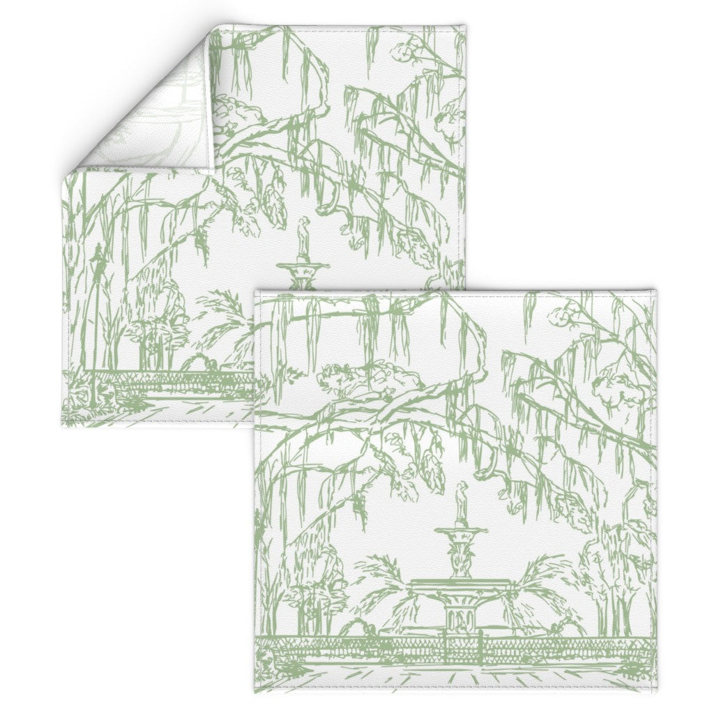 Forsyth Fountain Dinner Napkins