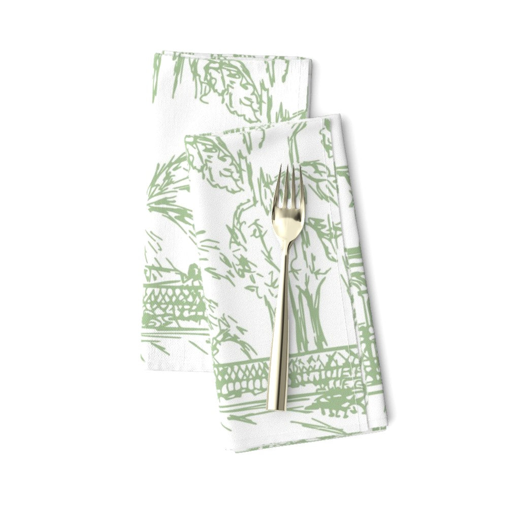Forsyth Fountain Dinner Napkins