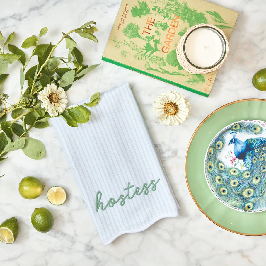 Weezie Scallop Kitchen Towel