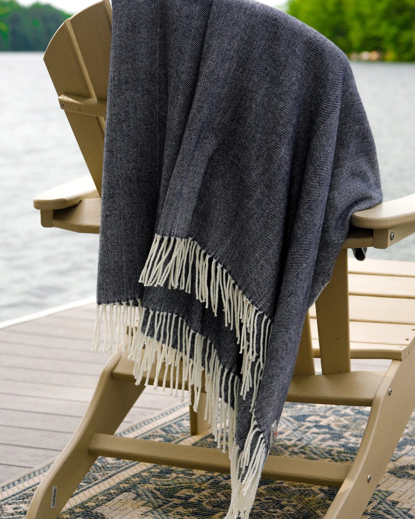 Herringbone Woven Throw Blanket