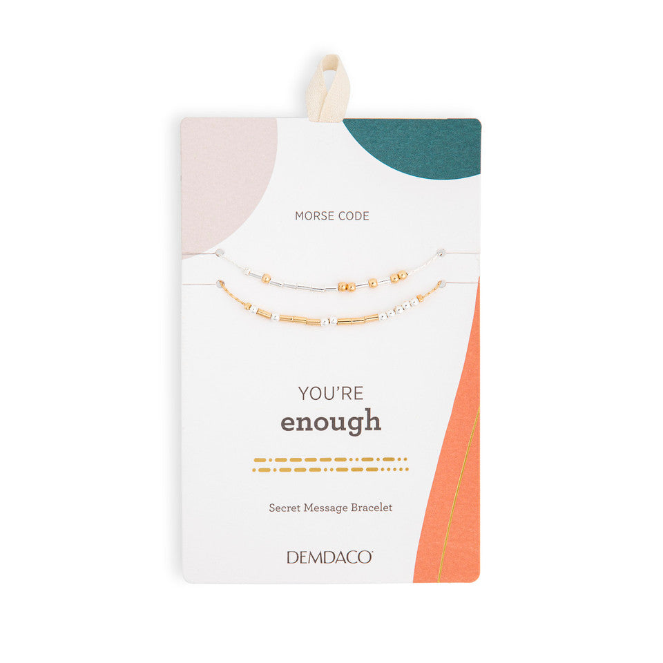 Morse Code Bracelet-You're Enough