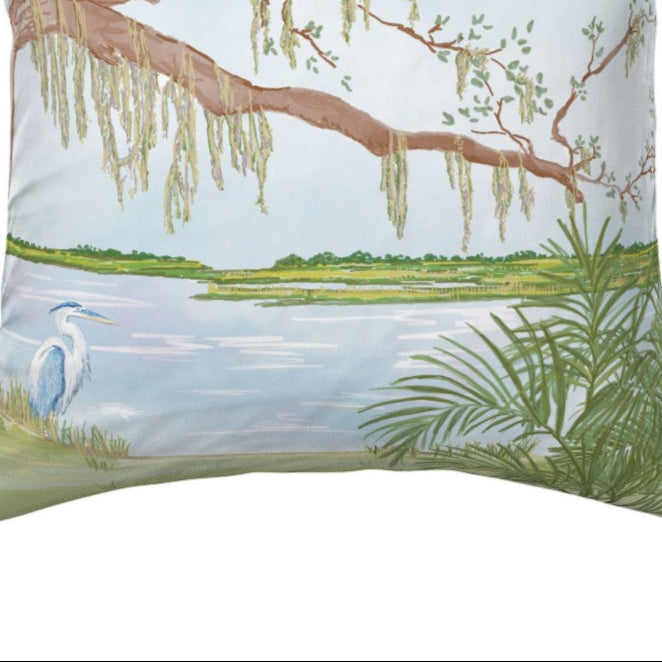 Isle of Hope Marsh Pillow Cover