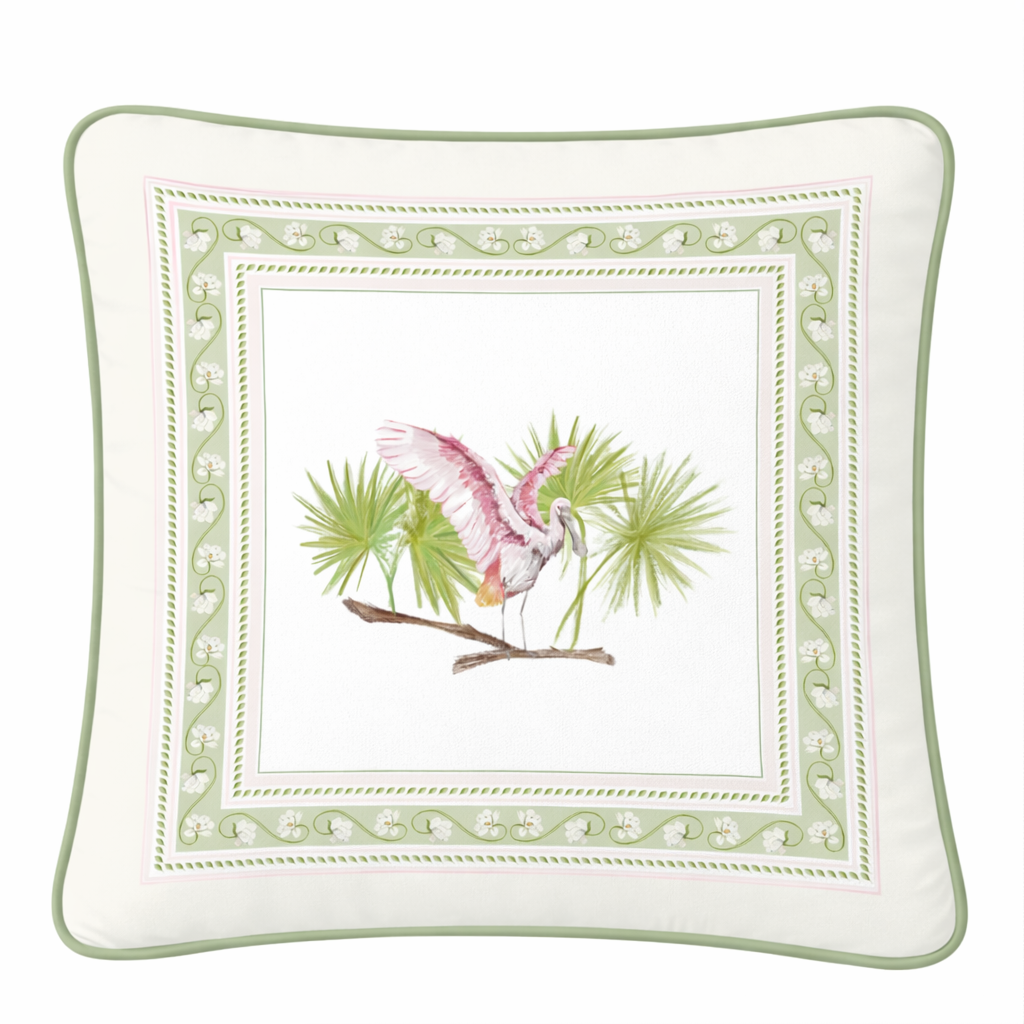 Pink Plume Pillows