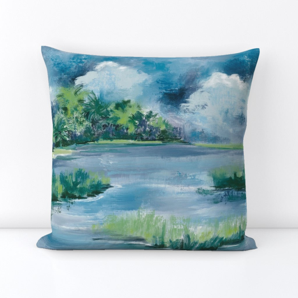 Midnight Marsh Pillow Cover