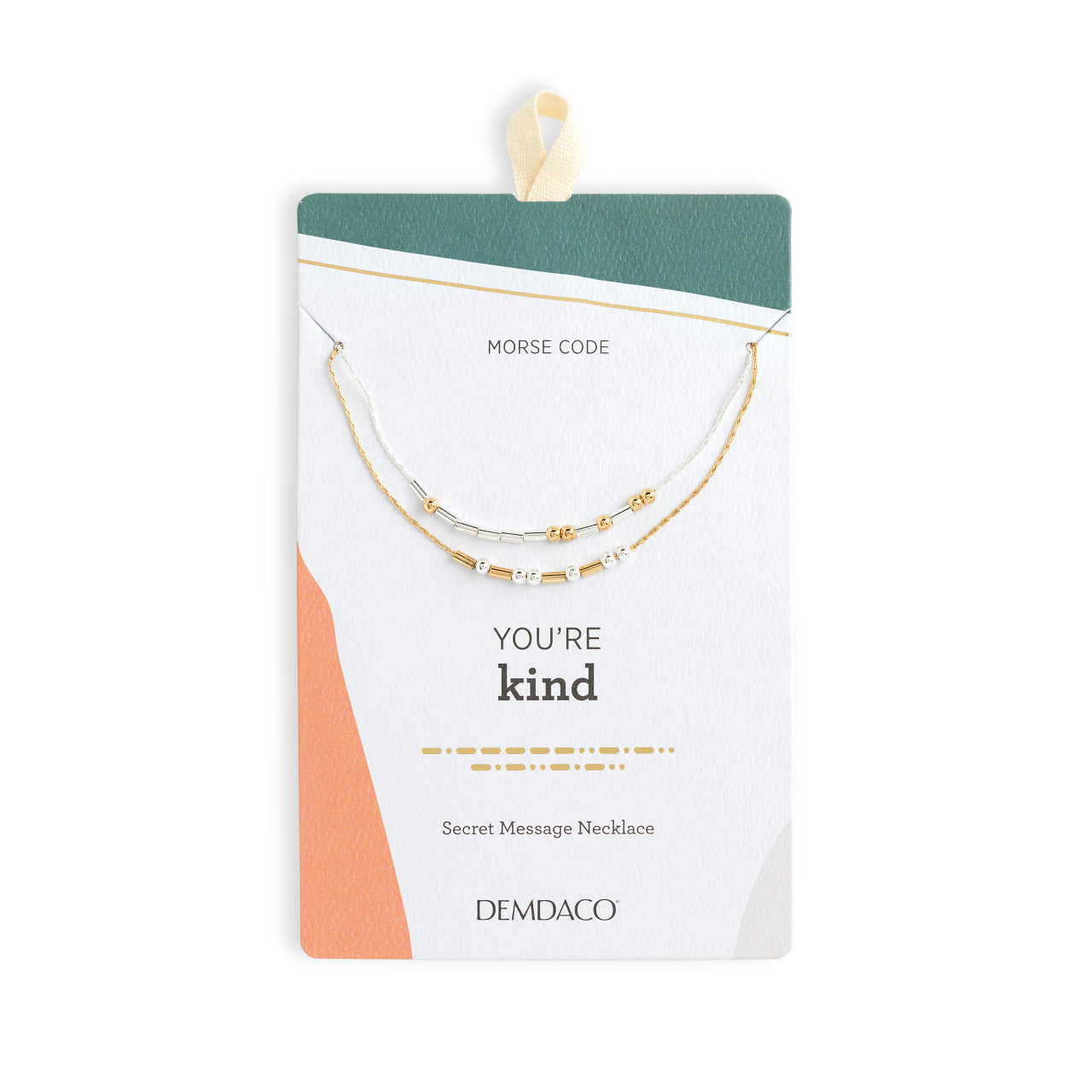 Morse Code Necklace-You're Kind