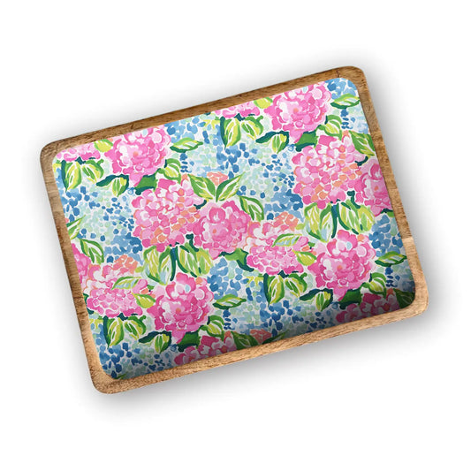 Hydrangeas Decorative Tray