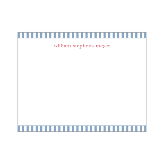 Patriotic Stripes Notecard