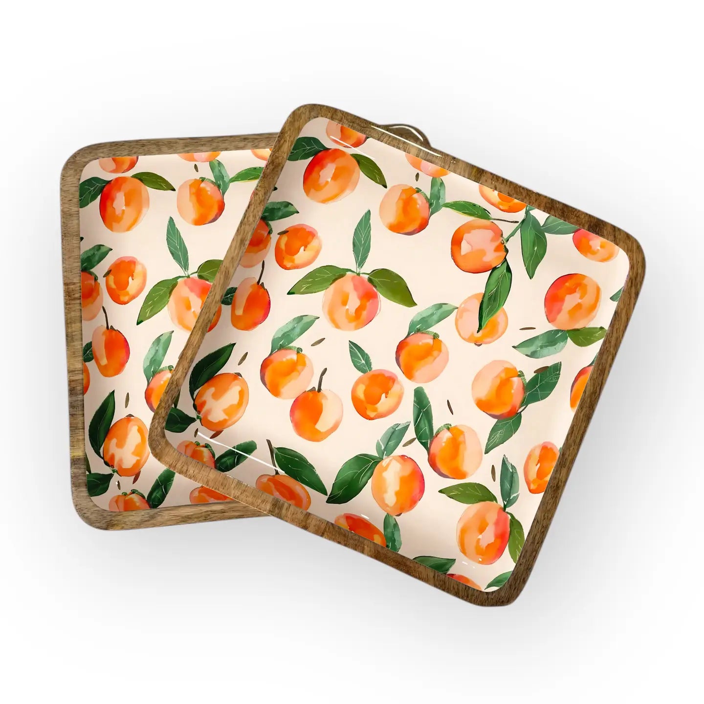 Peaches Square Tray