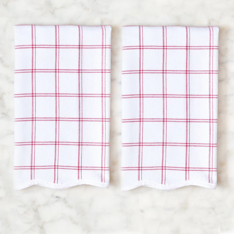 Weezie Scallop Kitchen Towel