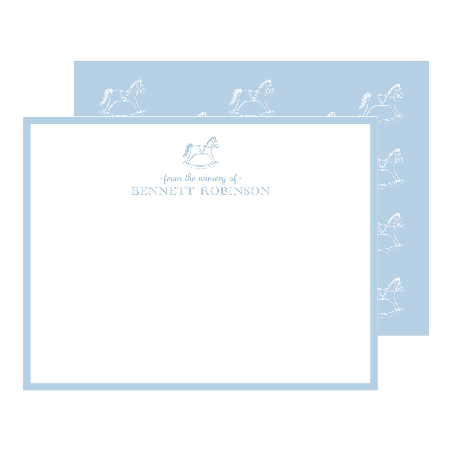 Rocking Horse Notecard